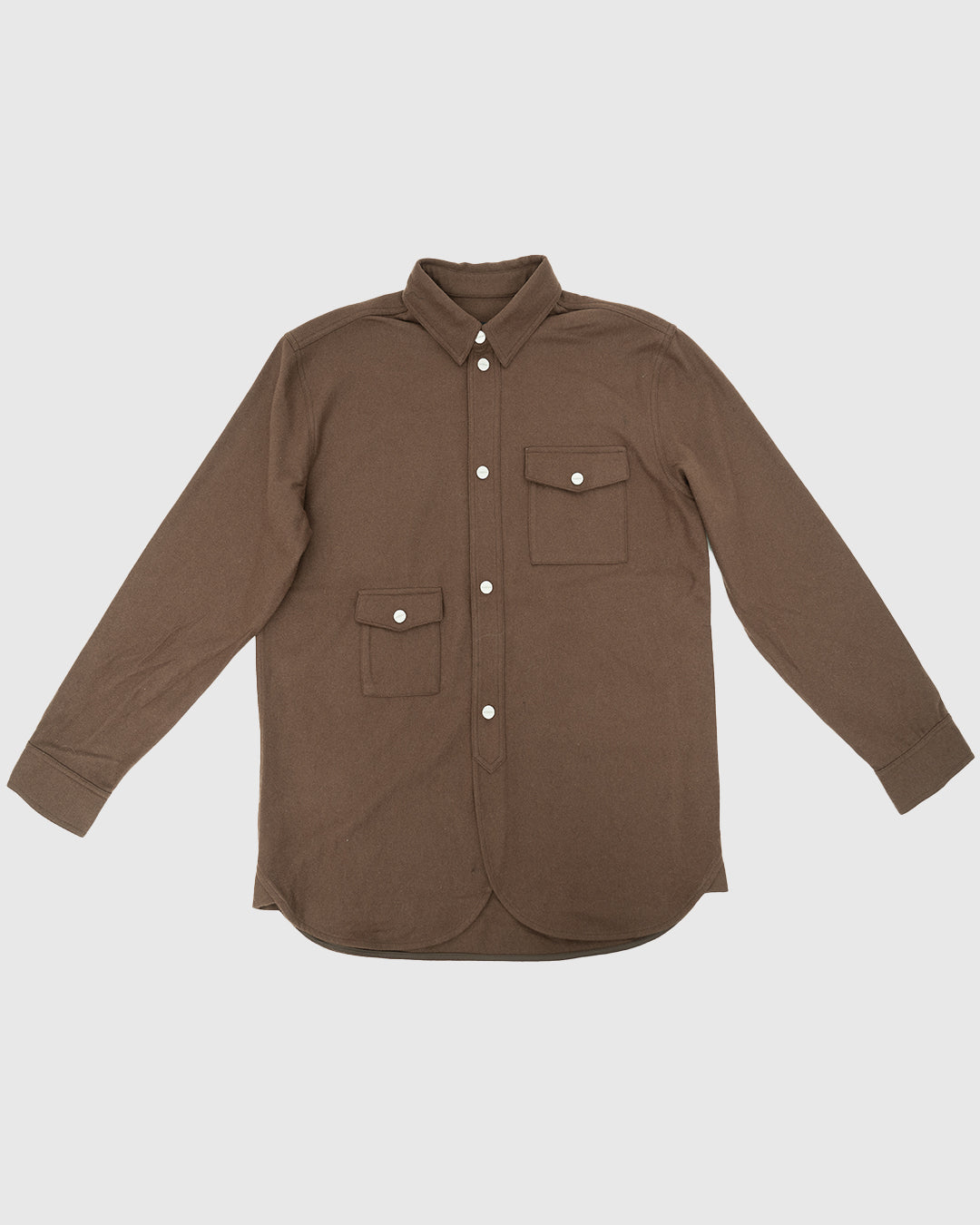 Army Overshirt Cappuccino Brown