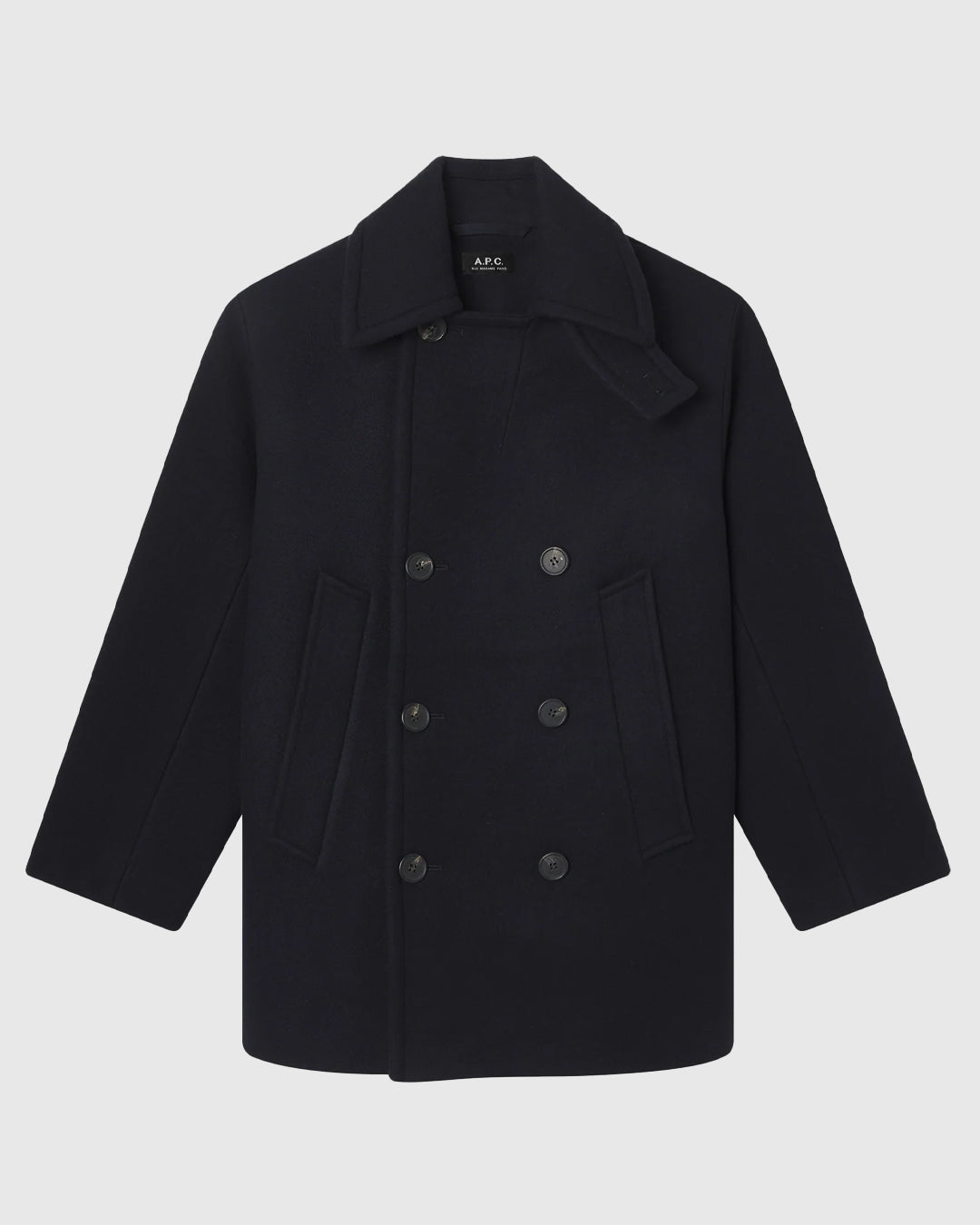 Caban Coat Dark Navy
