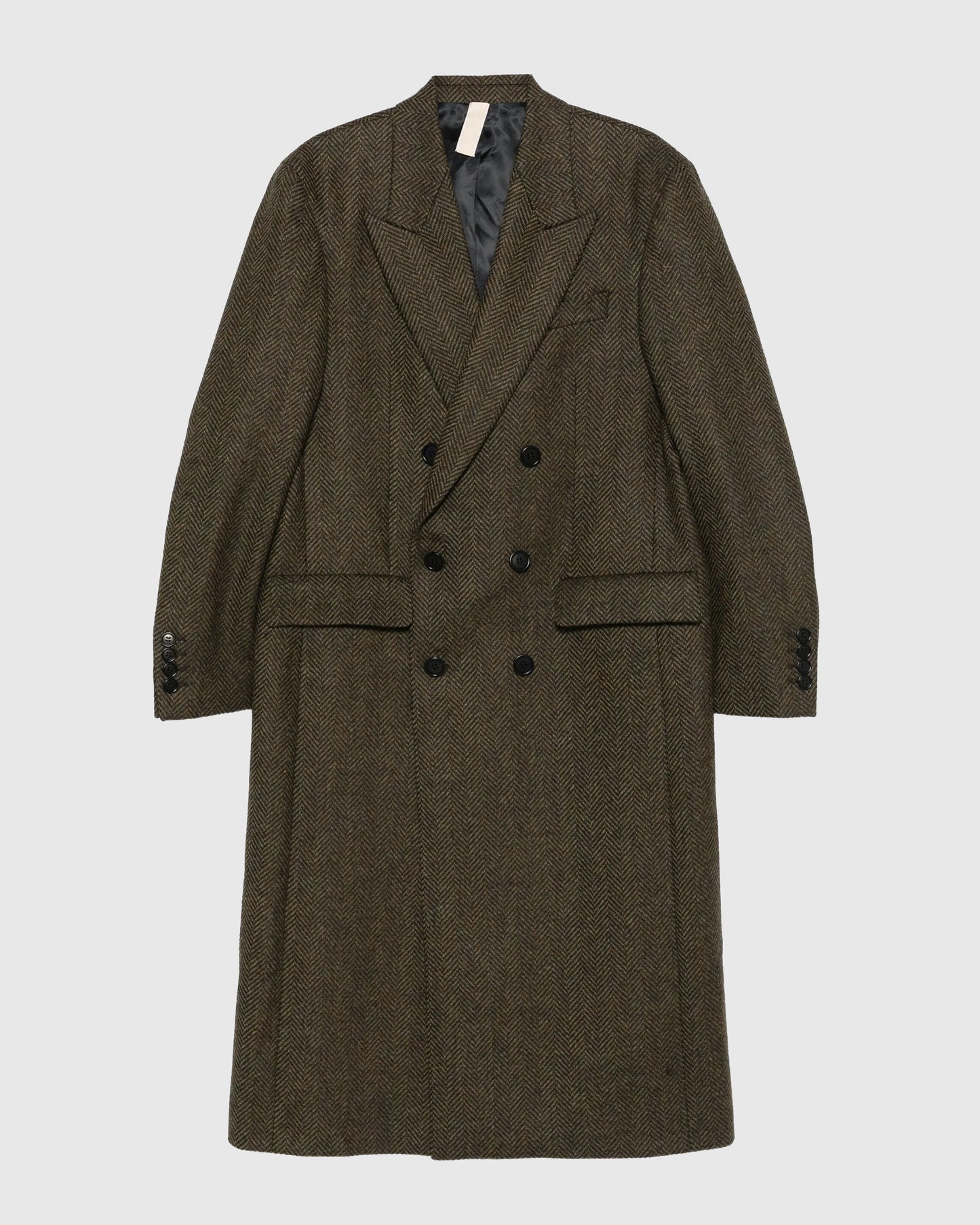 DB Coat Herringbone Green