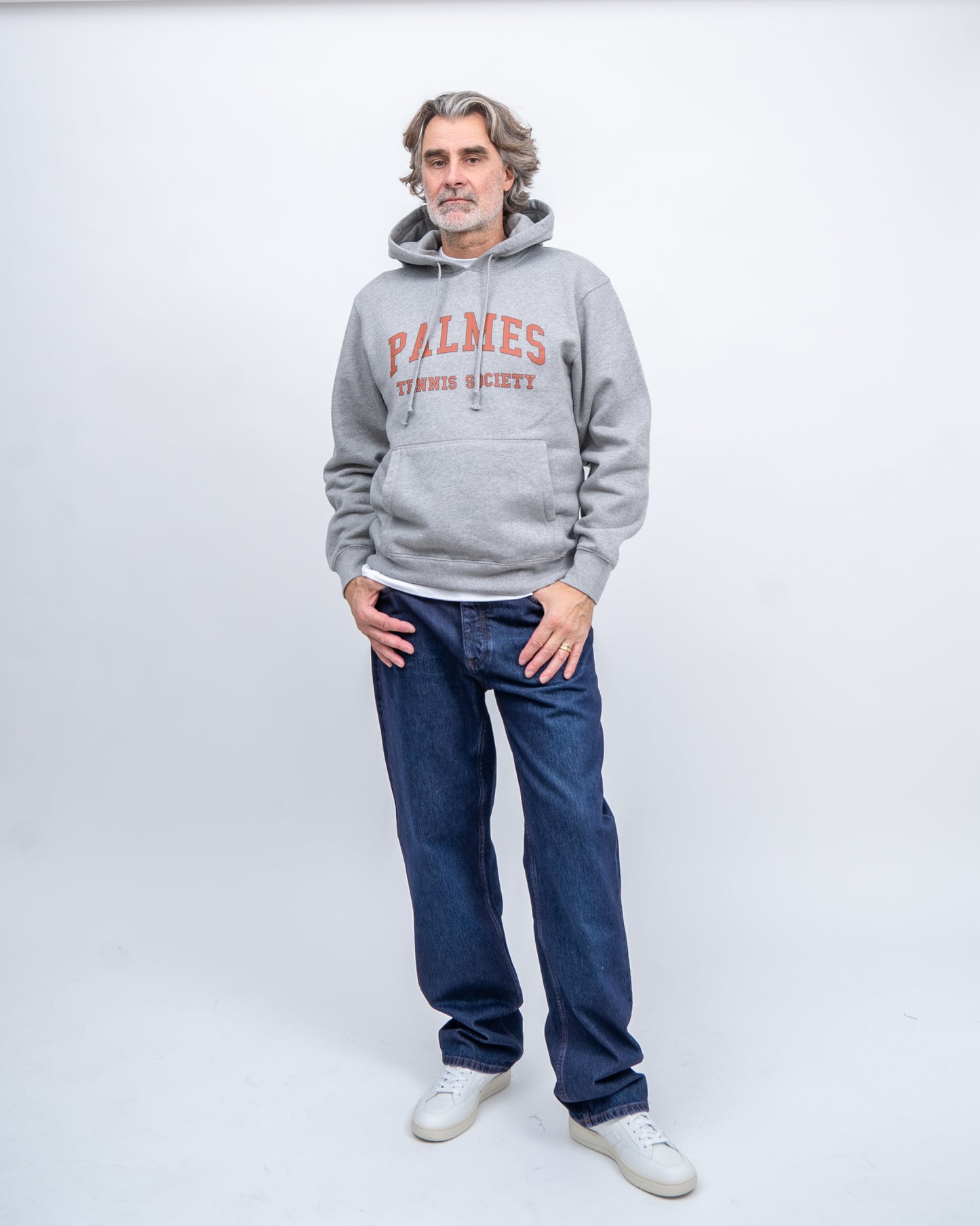 Mats Hoodie Grey Melange