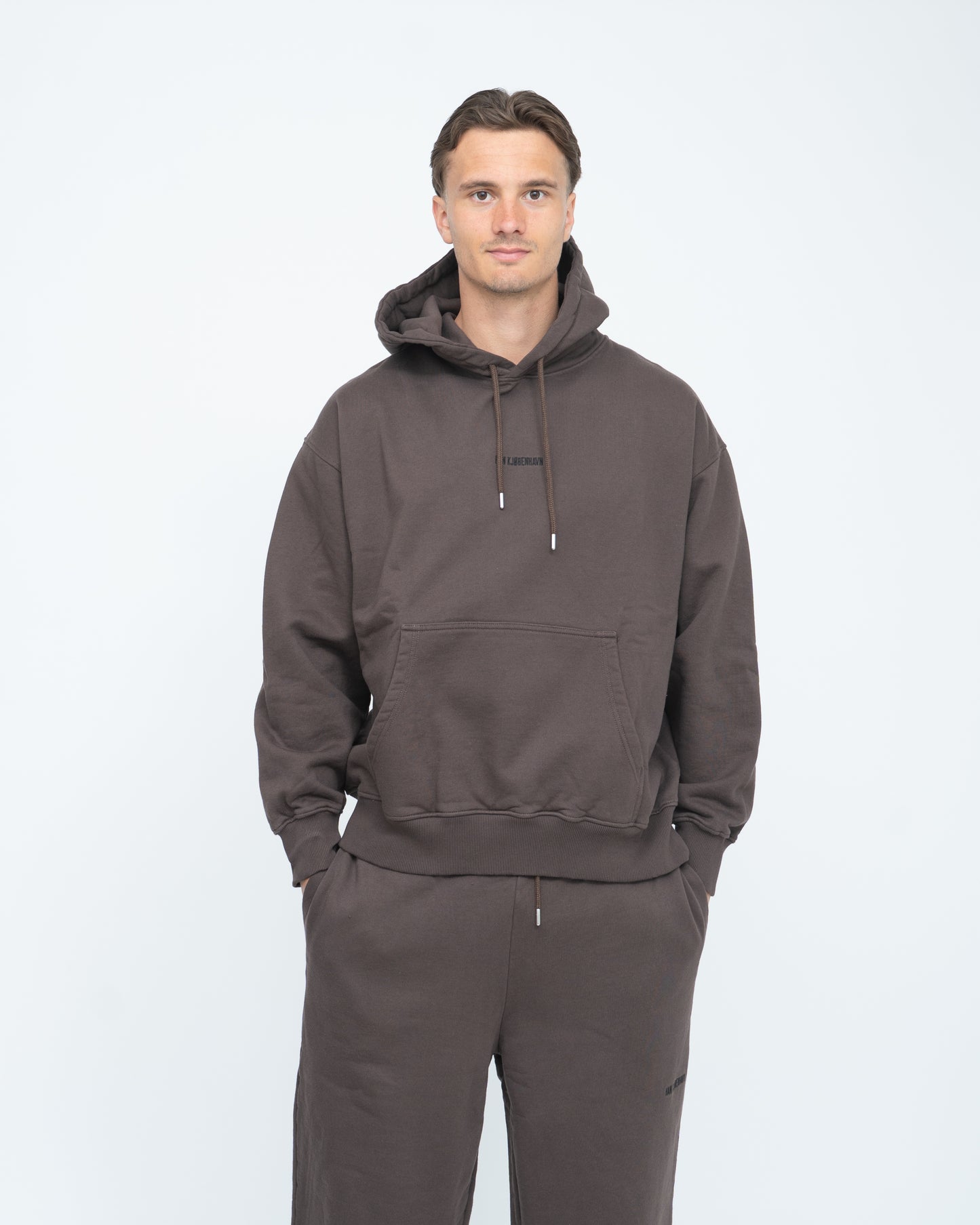 Daily Oversized Hoodie Dark Brown