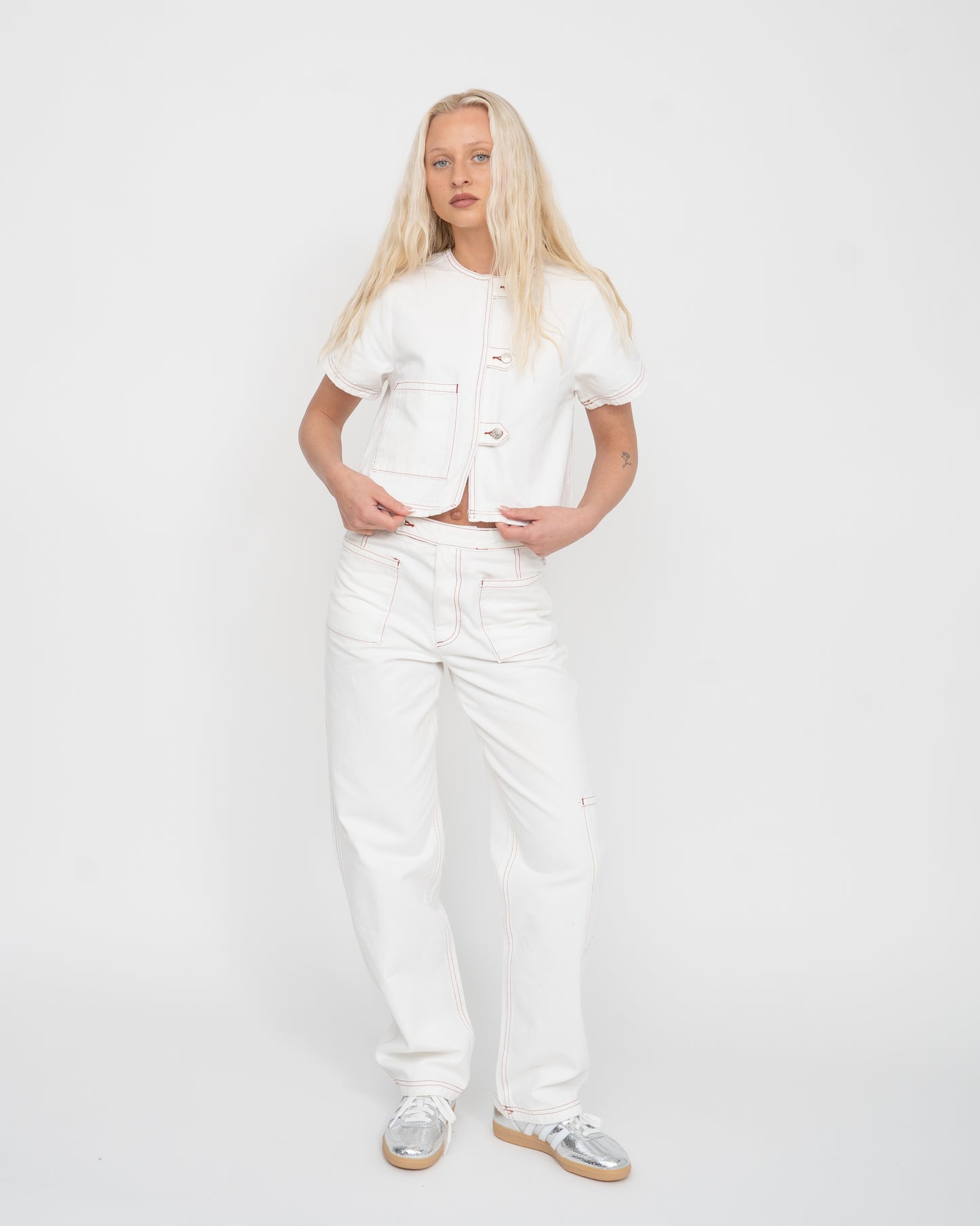 Samara Pants White