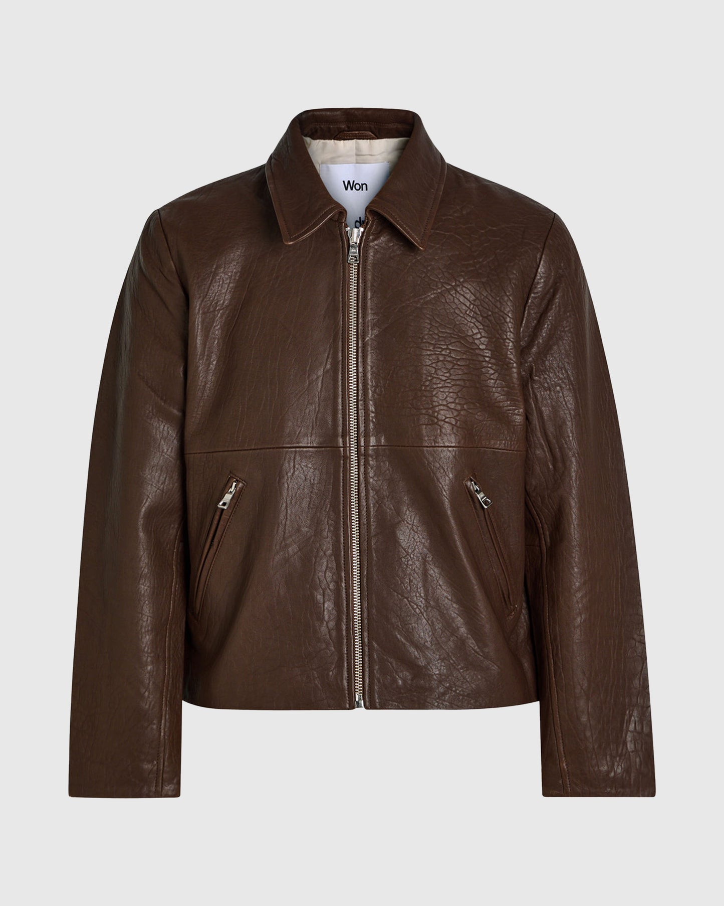 Dutton Leather Jacket Carafe Brown