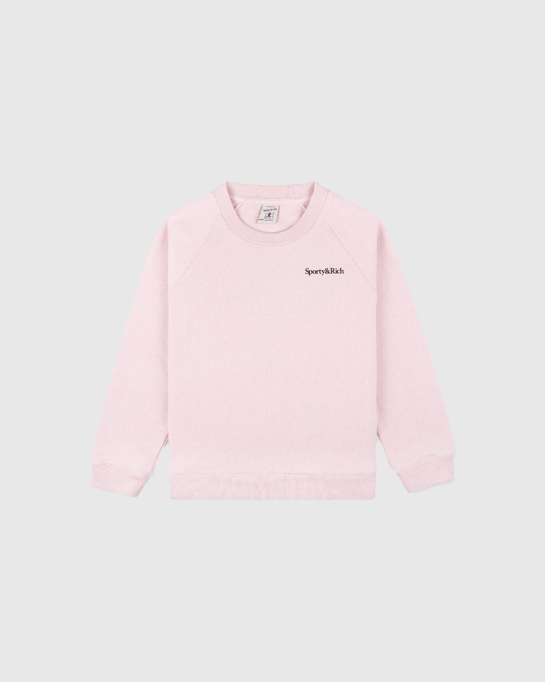 Eat More Veggies Kids Crewneck Pink Dolphin