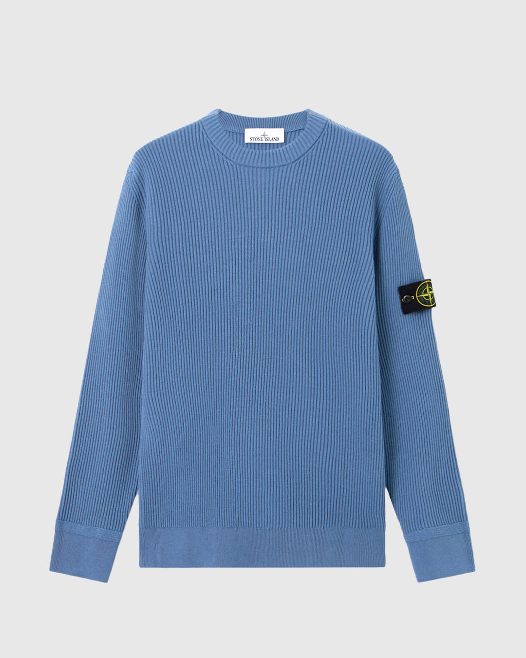 Full Rib RWS Wool Sweatshirt Steel Blue