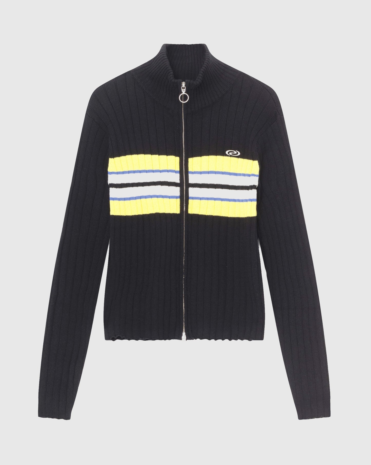 GraysonRS Knit Zip Cardigan Black