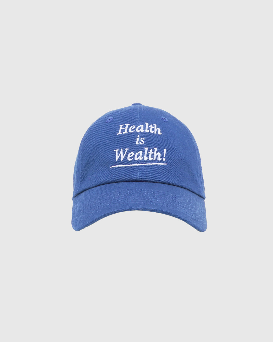Health is Wealth Hat Paris Blue