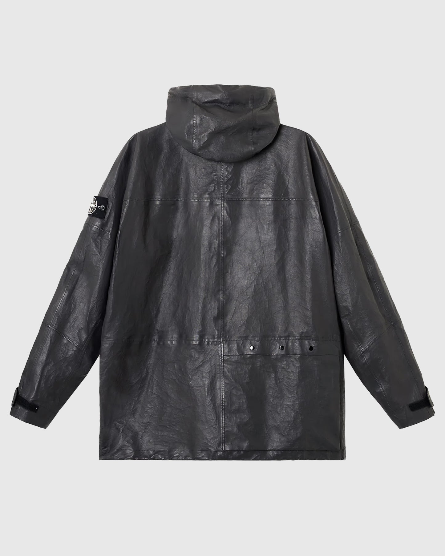 Light Leather Organza Charcoal