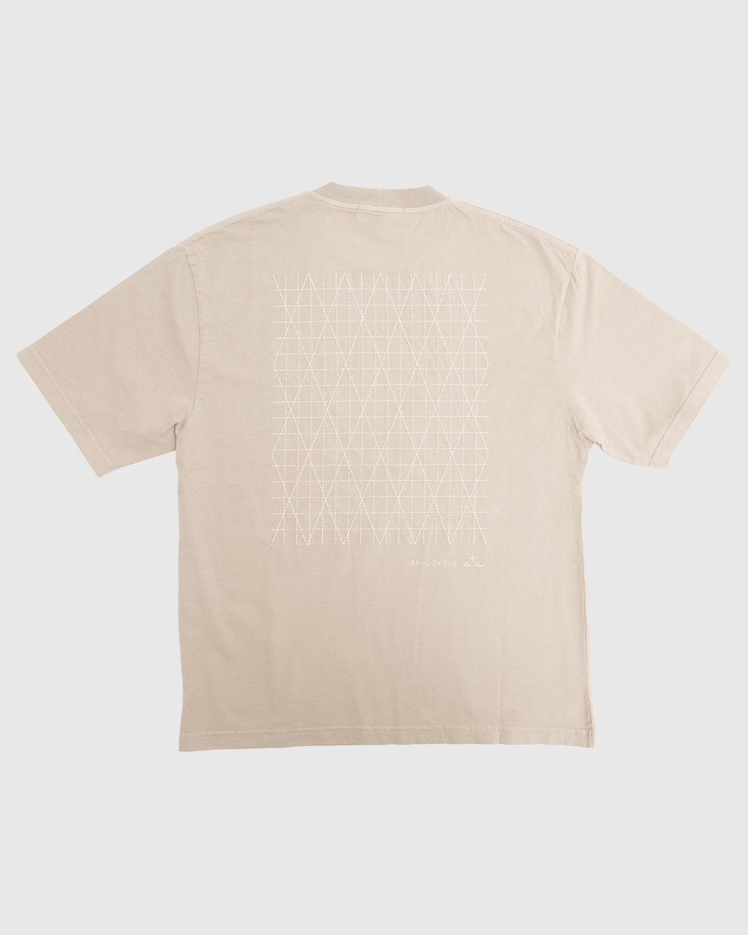 Logo Embroidered T-Shirt Pearl Grey