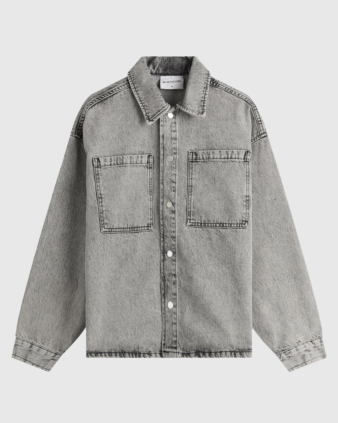 MKI Denim Box Overshirt Black