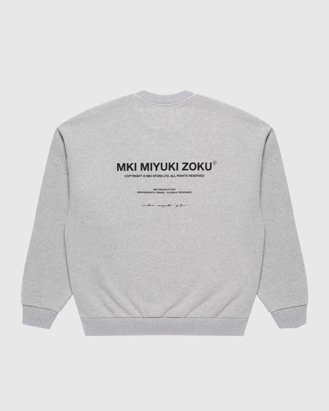 MKI Studio Design Crewneck Grey