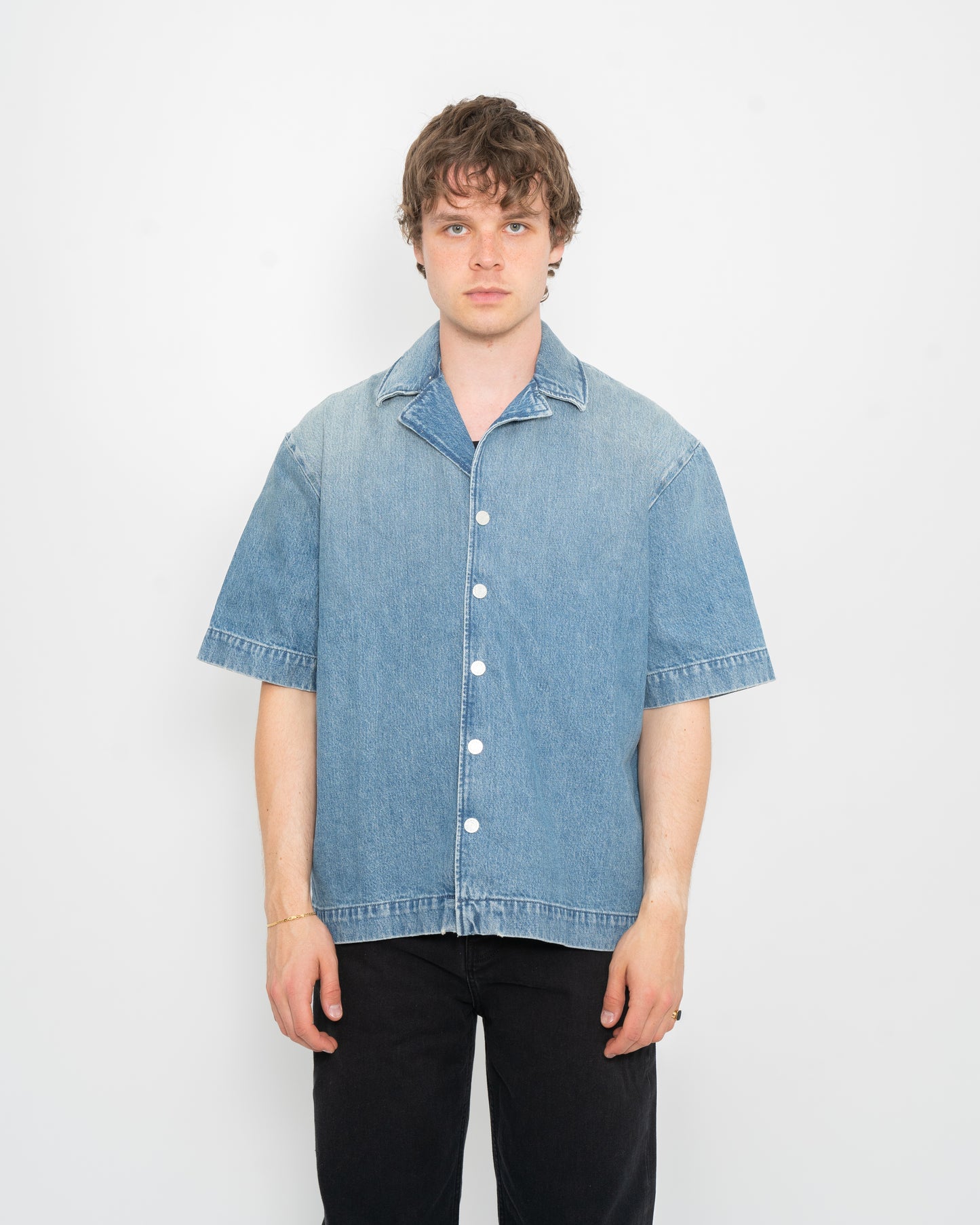 Desmond Denim Shirt 80s Light Blue