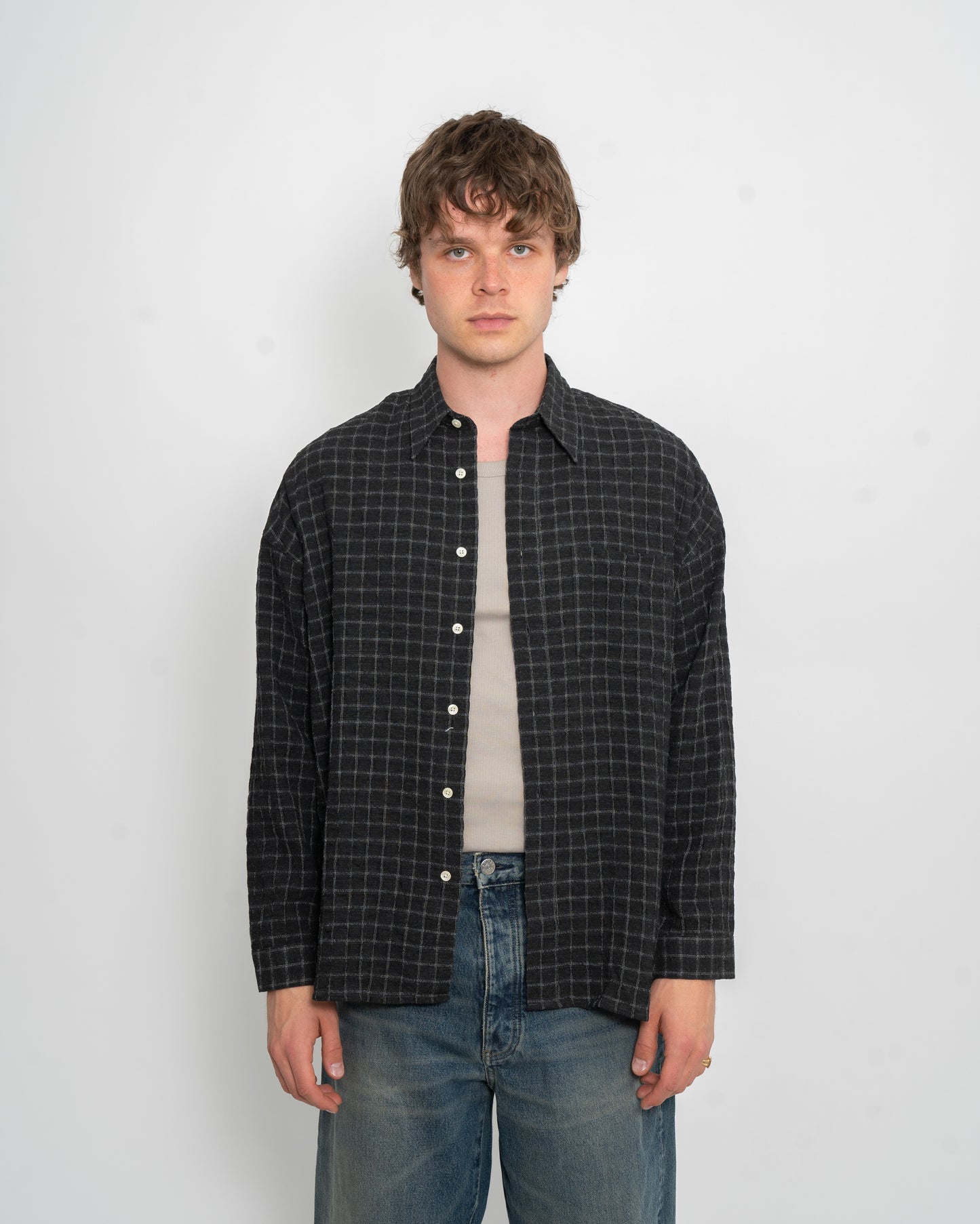 Stable Shirt Check Black