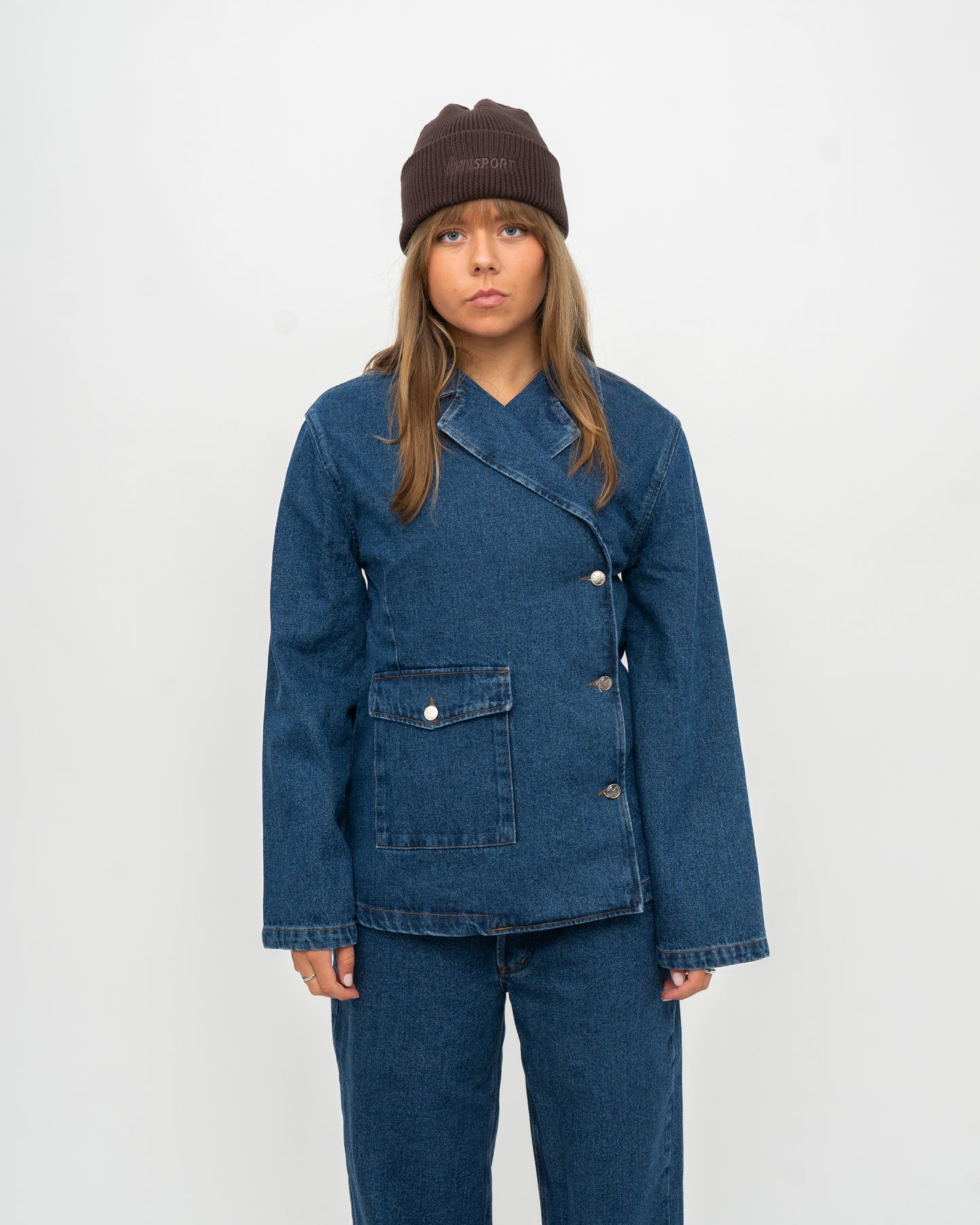 André Unisex Beanie Dark Brown