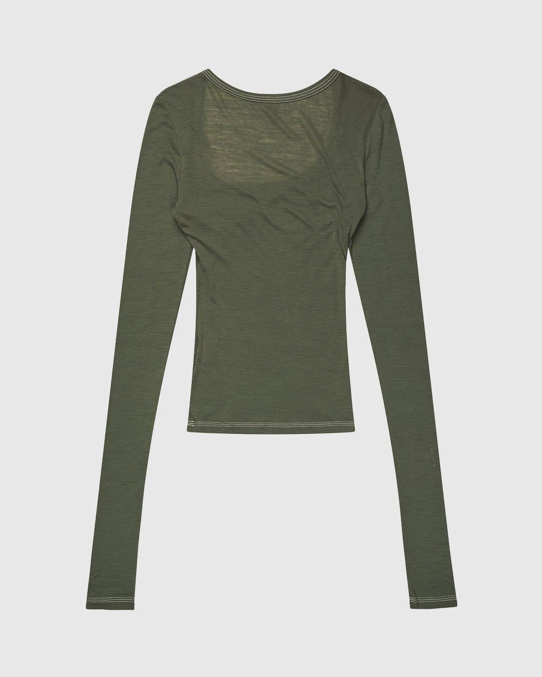 Roga Blouse Grey/Green Melange