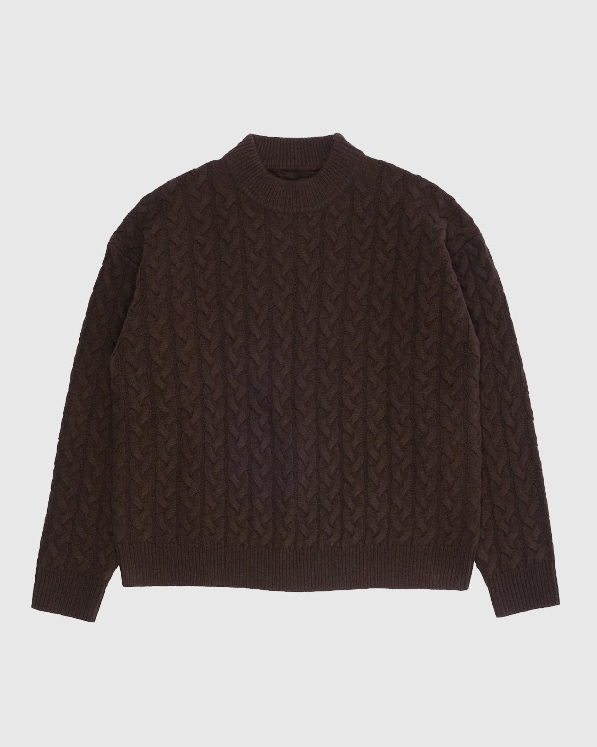 Topanga Cable Knit 3666 Dark Brown