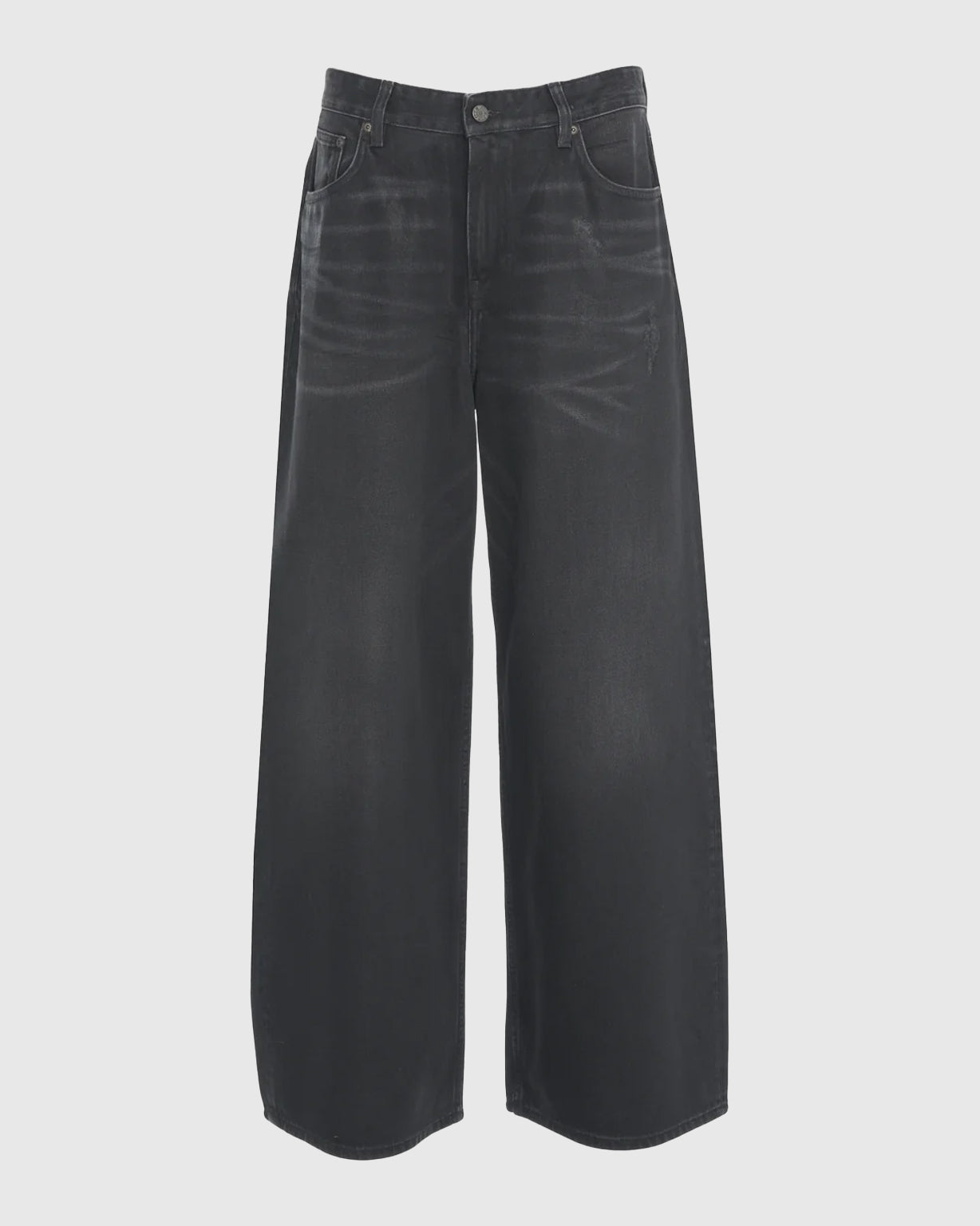 Lyon Coated 80s Black Jeans