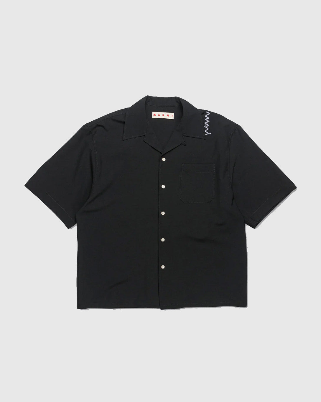 Marni Short-Sleeve Shirt Black