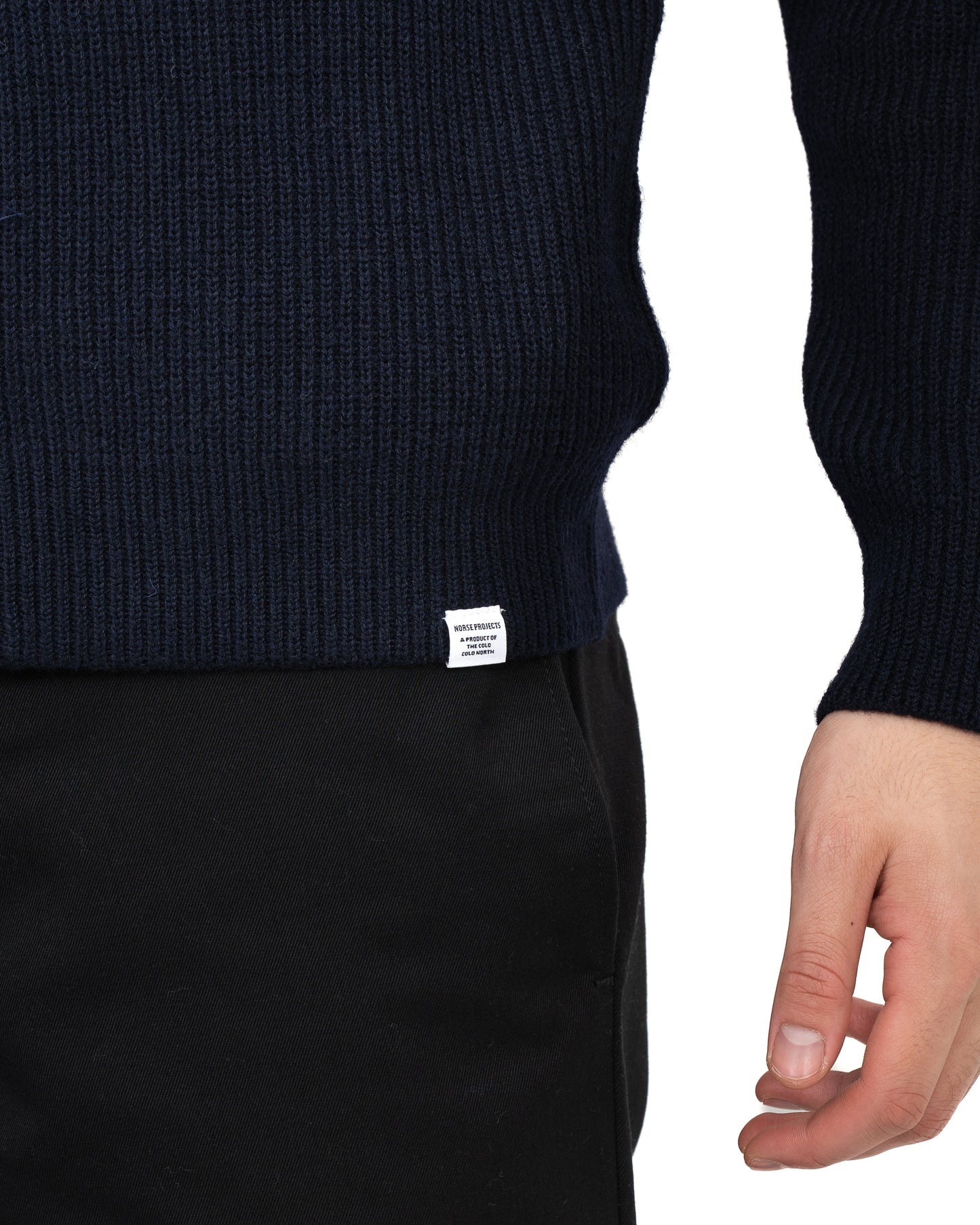 Hagen Cotton Wool Jacket Dark Navy