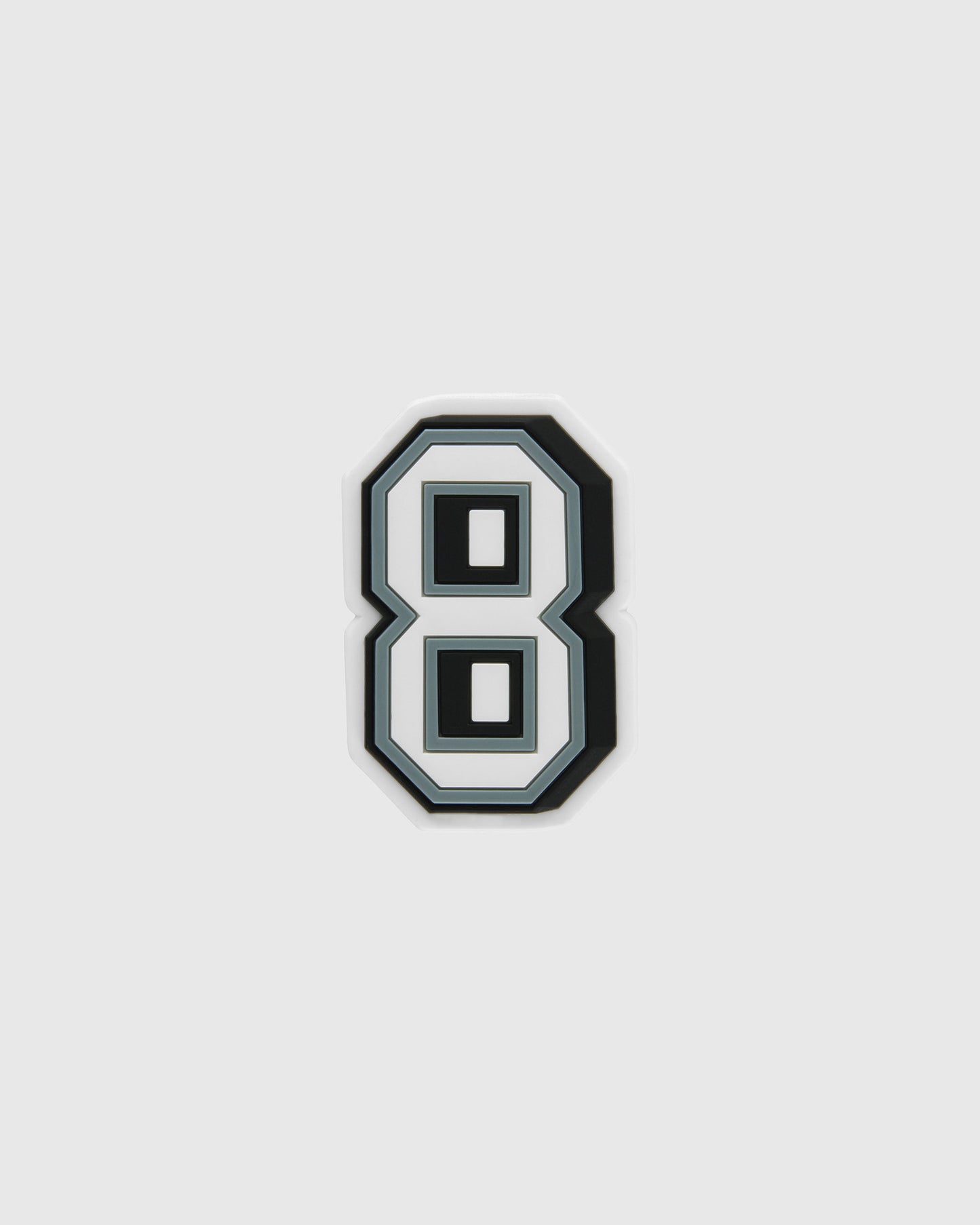 Jibbitz B&W Number 8