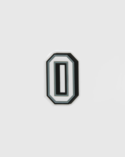 Jibbitz B&W Number 0