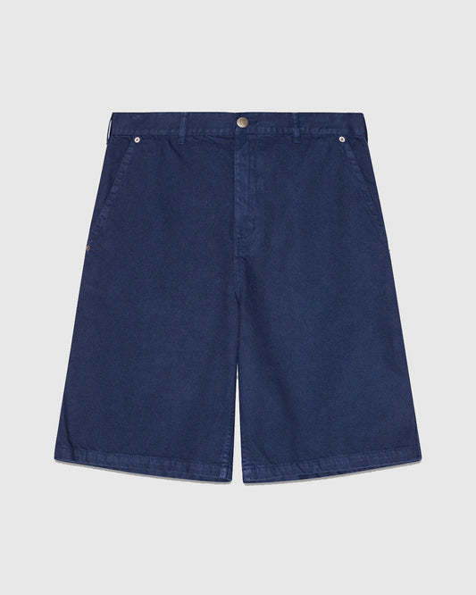 Twill Patch Shorts Blue