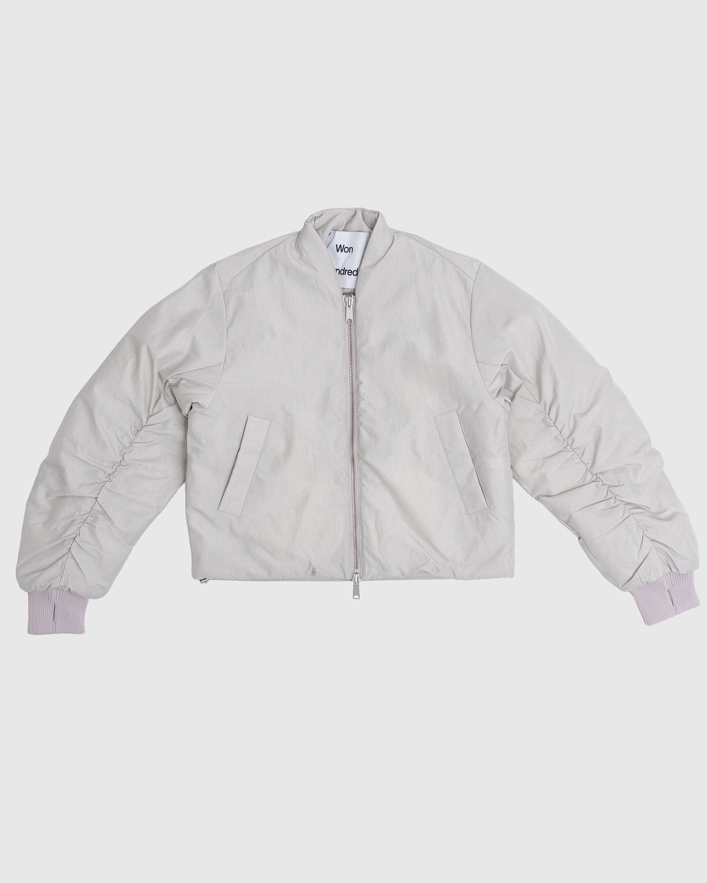 Opal Bomber Jacket Gray Violet