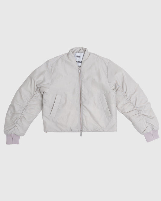 Opal Bomber Jacket Gray Violet
