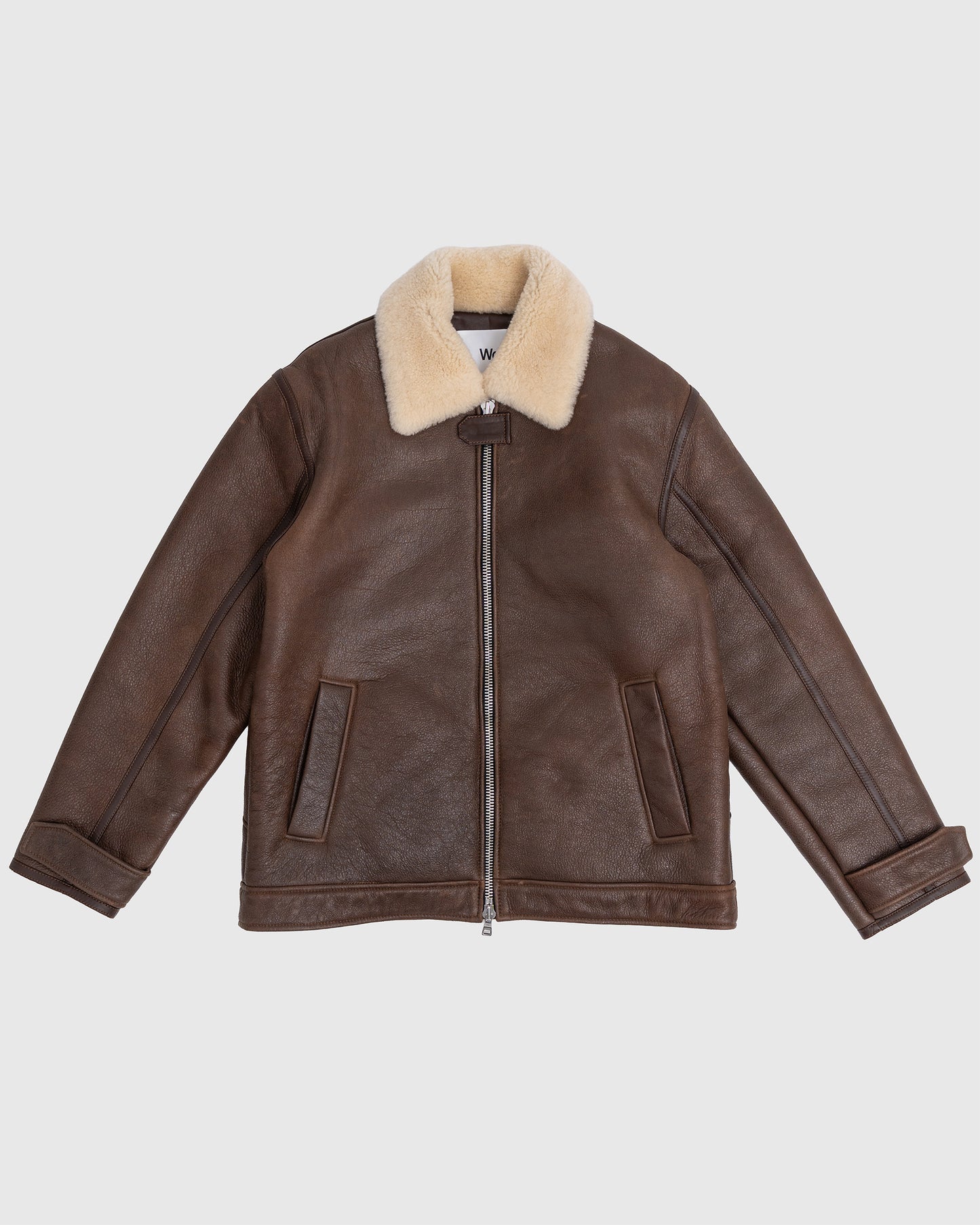 Palma Shearling Jacket Pawn Brown