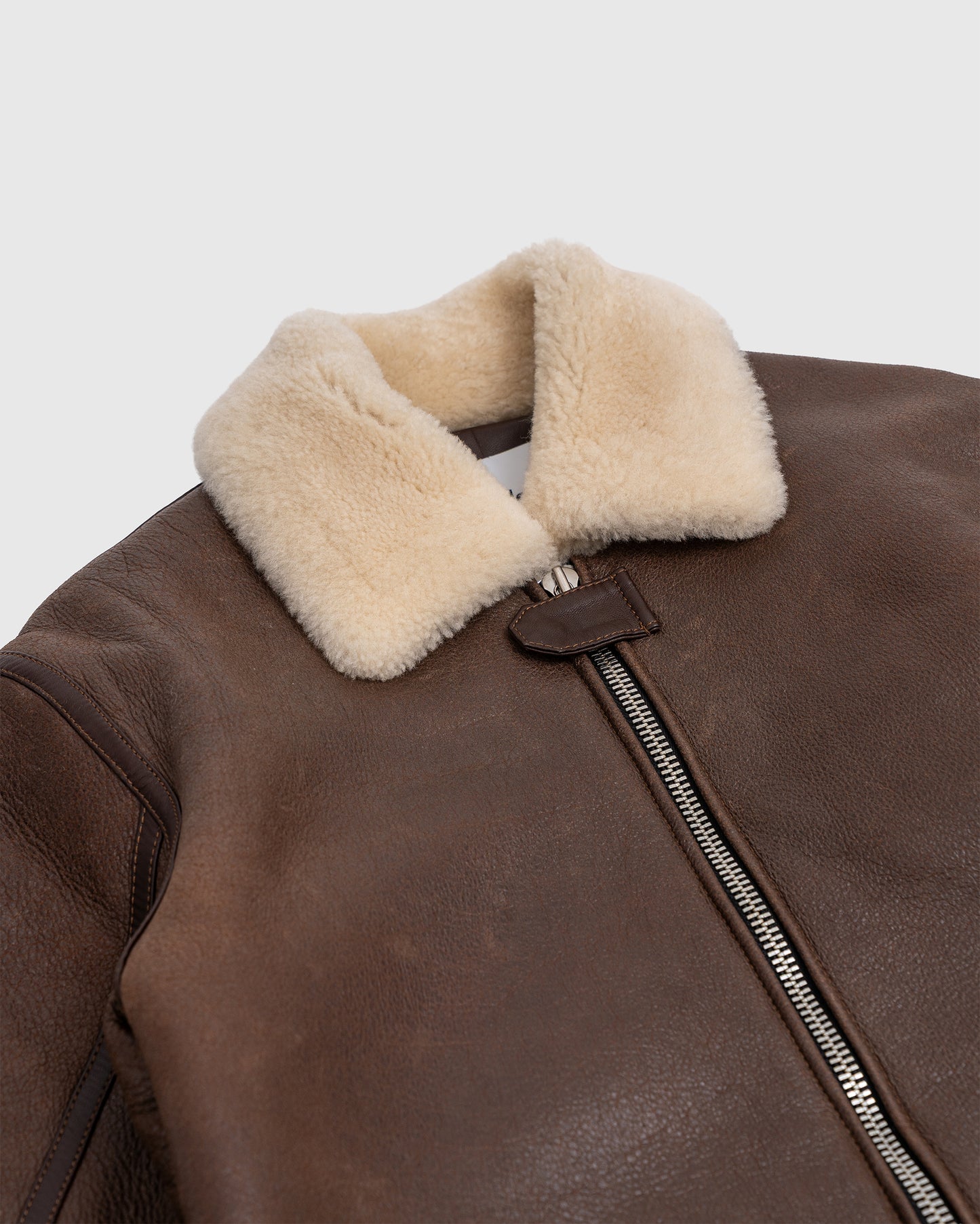 Palma Shearling Jacket Pawn Brown