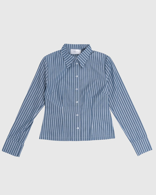 Talia Shirt Dark Blue Stripes