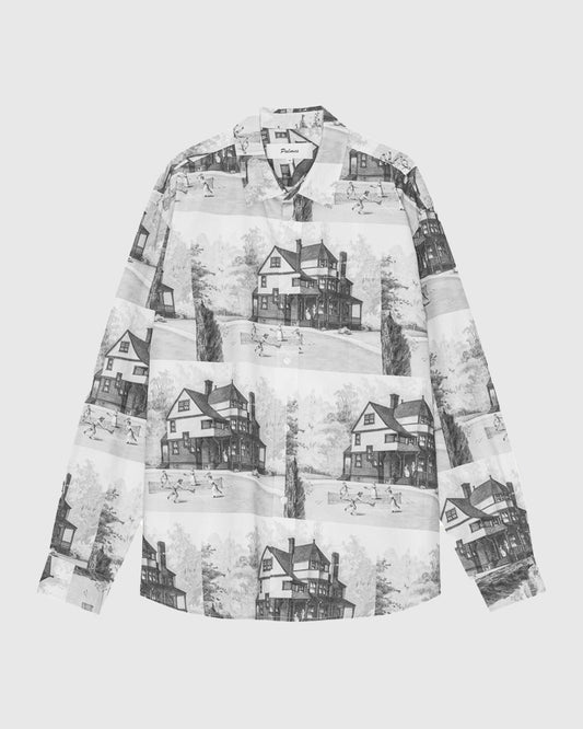 AOP Poplin Shirt Broken White