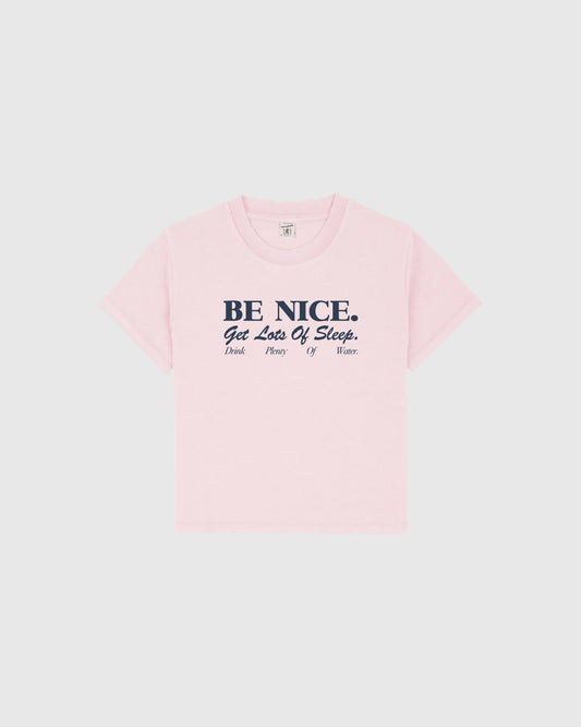 Be Nice Kids T-Shirt Pink Dolphin