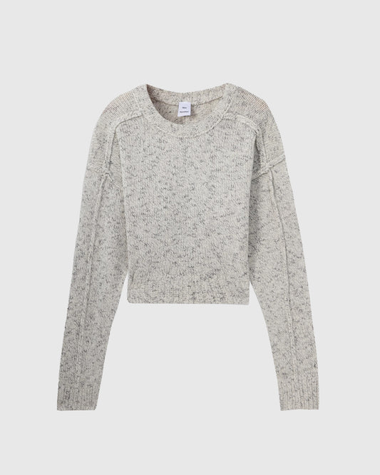 Bella Knit Sweater White