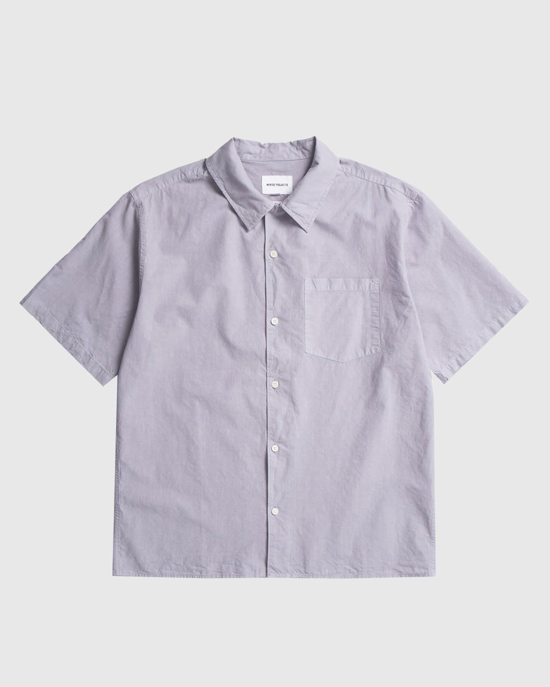 Carsten Cotton Tencel Shirt Crocus Purple
