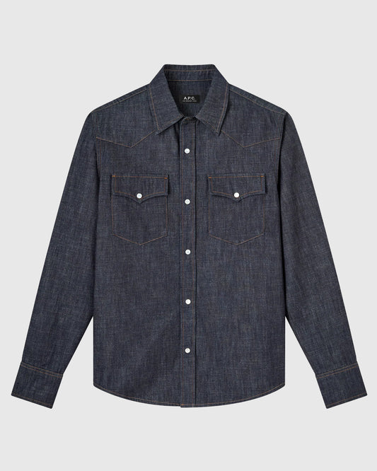 Chemise Western Indigo