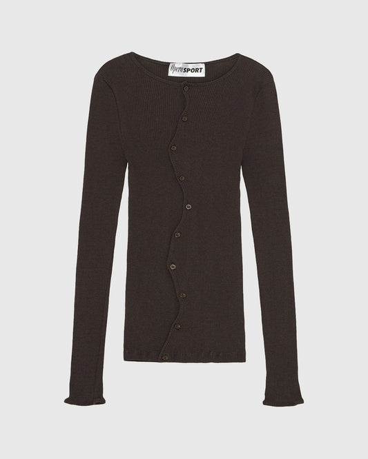 Claire Seamless Top Brown