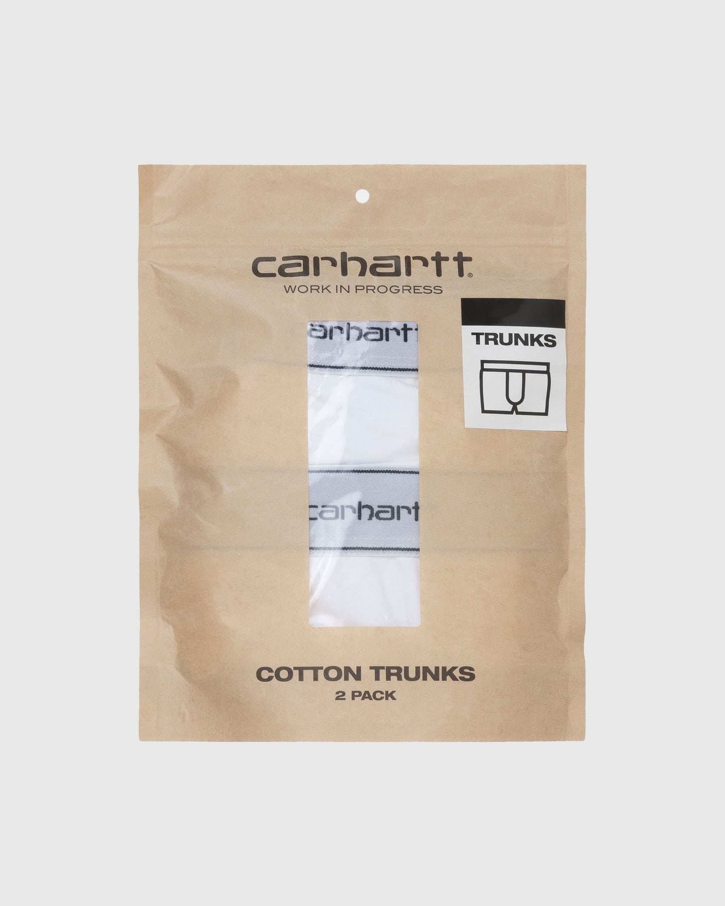 Cotton Trunks White/White