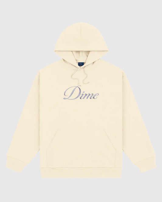 Cursive Logo Hoodie Fog