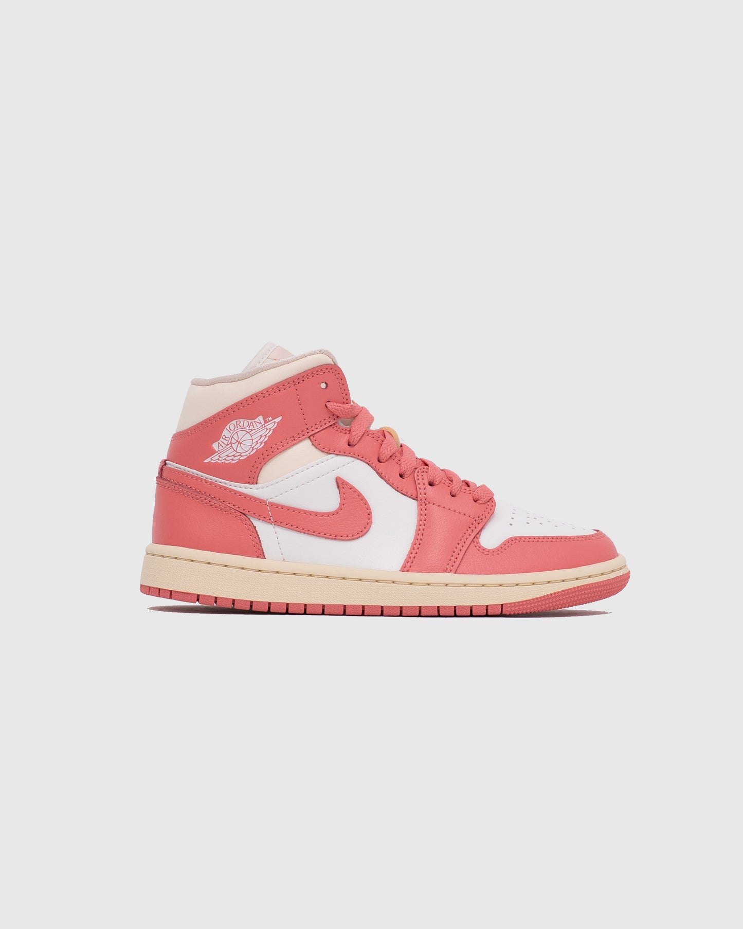 W Air Jordan 1 Mid Sail/Pink