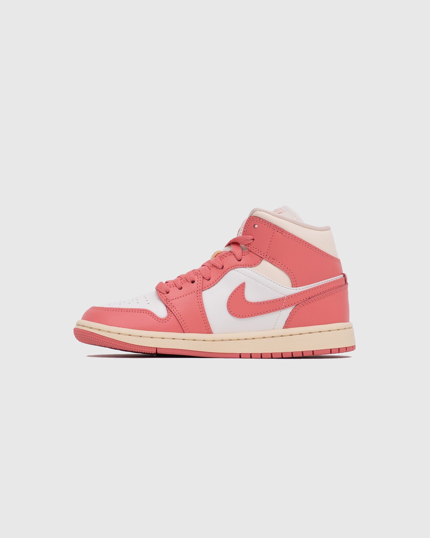 W Air Jordan 1 Mid Sail/Pink