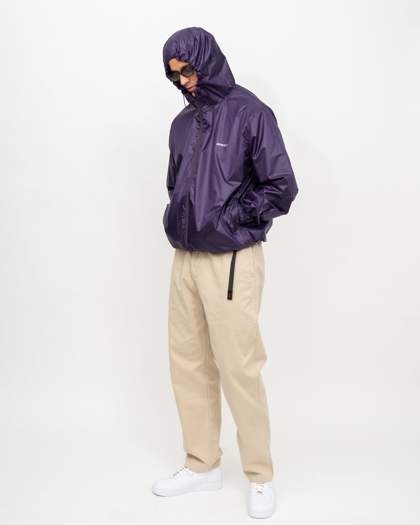 Packable Windbreaker Purple
