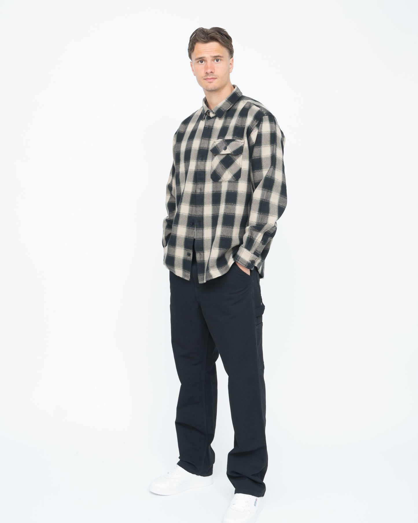 Single Knee Pant 32 Black Rinsed