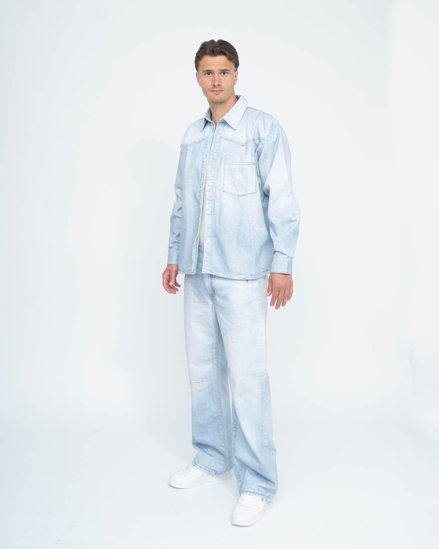 Genoa Printed Blue Rinse 32