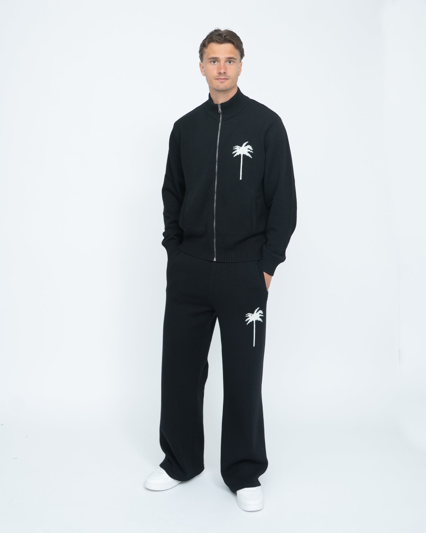 Palms Knit Pants Black