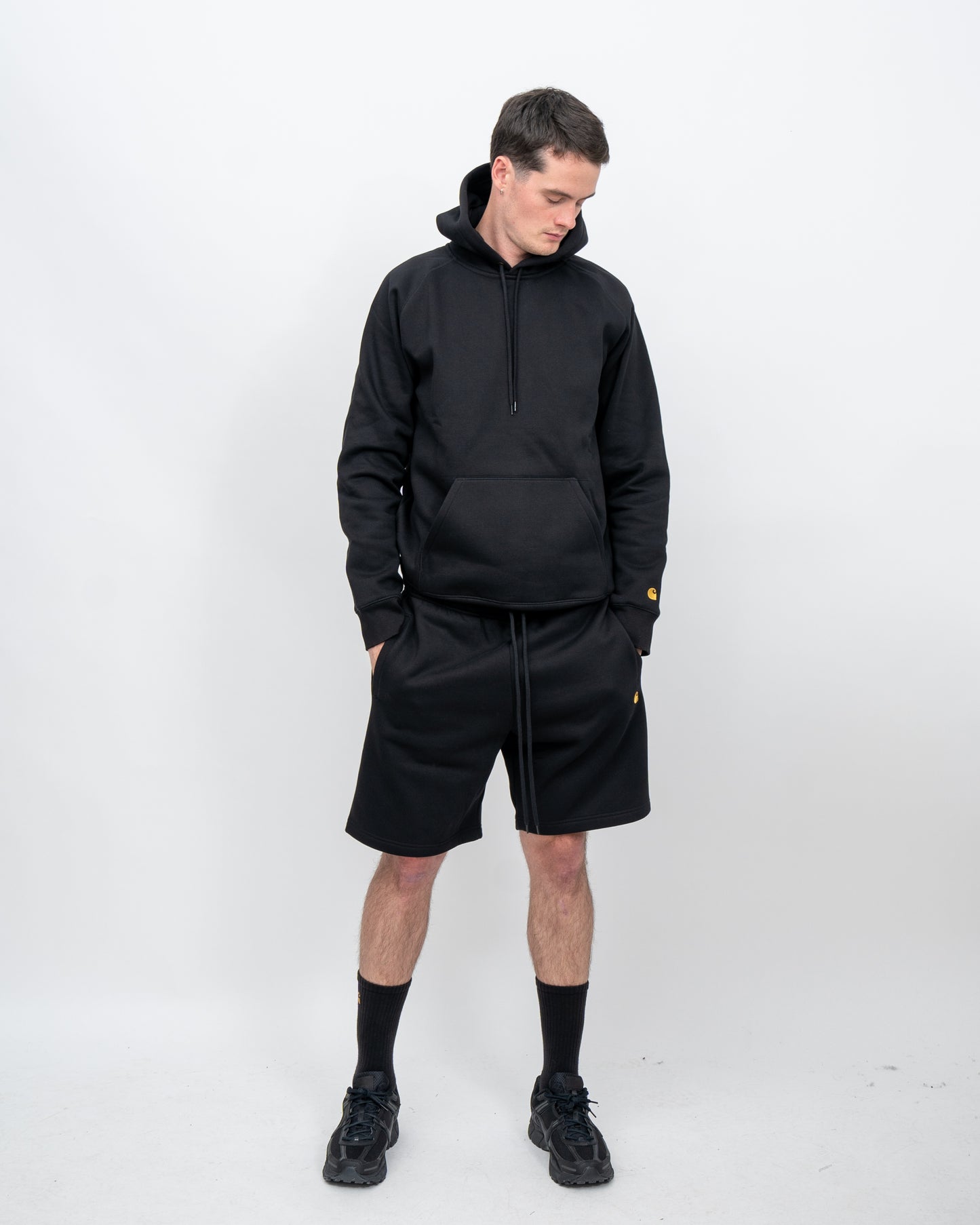 Chase Sweat Short Black/Gold