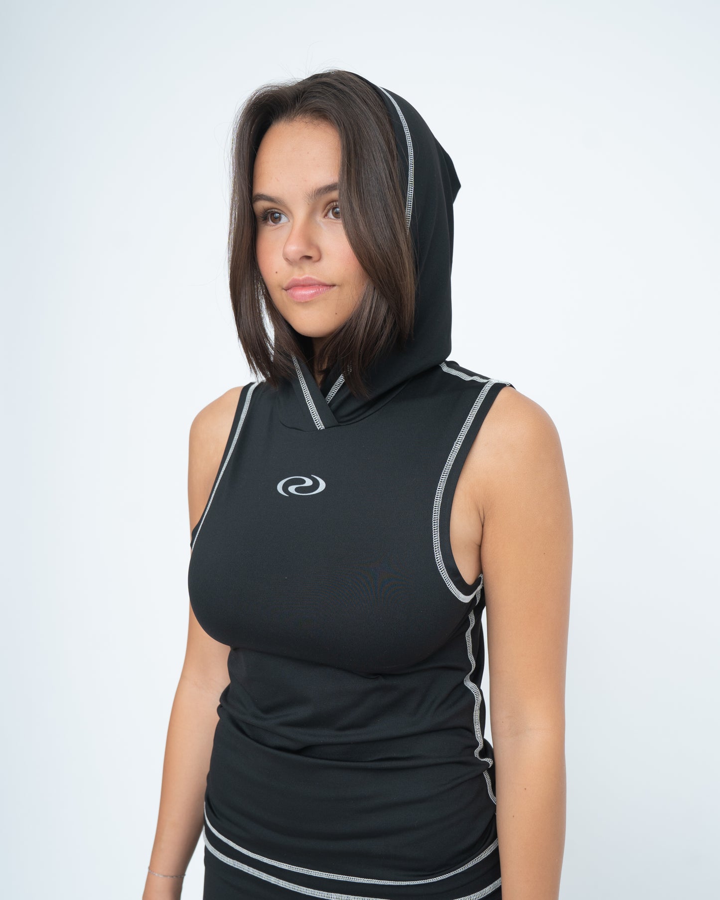 AlfaRS Hoodie Top Black