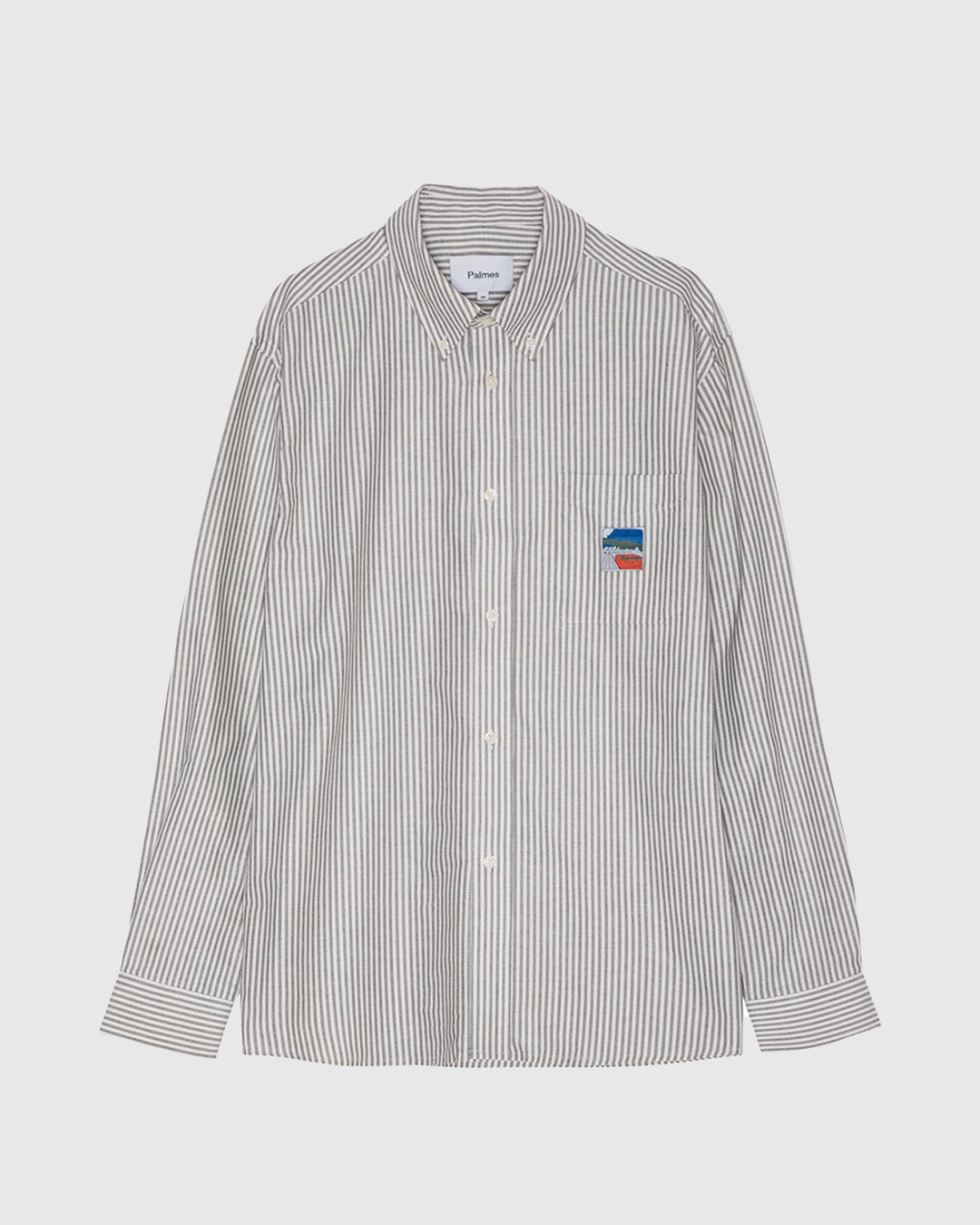 Deuce Oxford Shirt Charcoal Stripe
