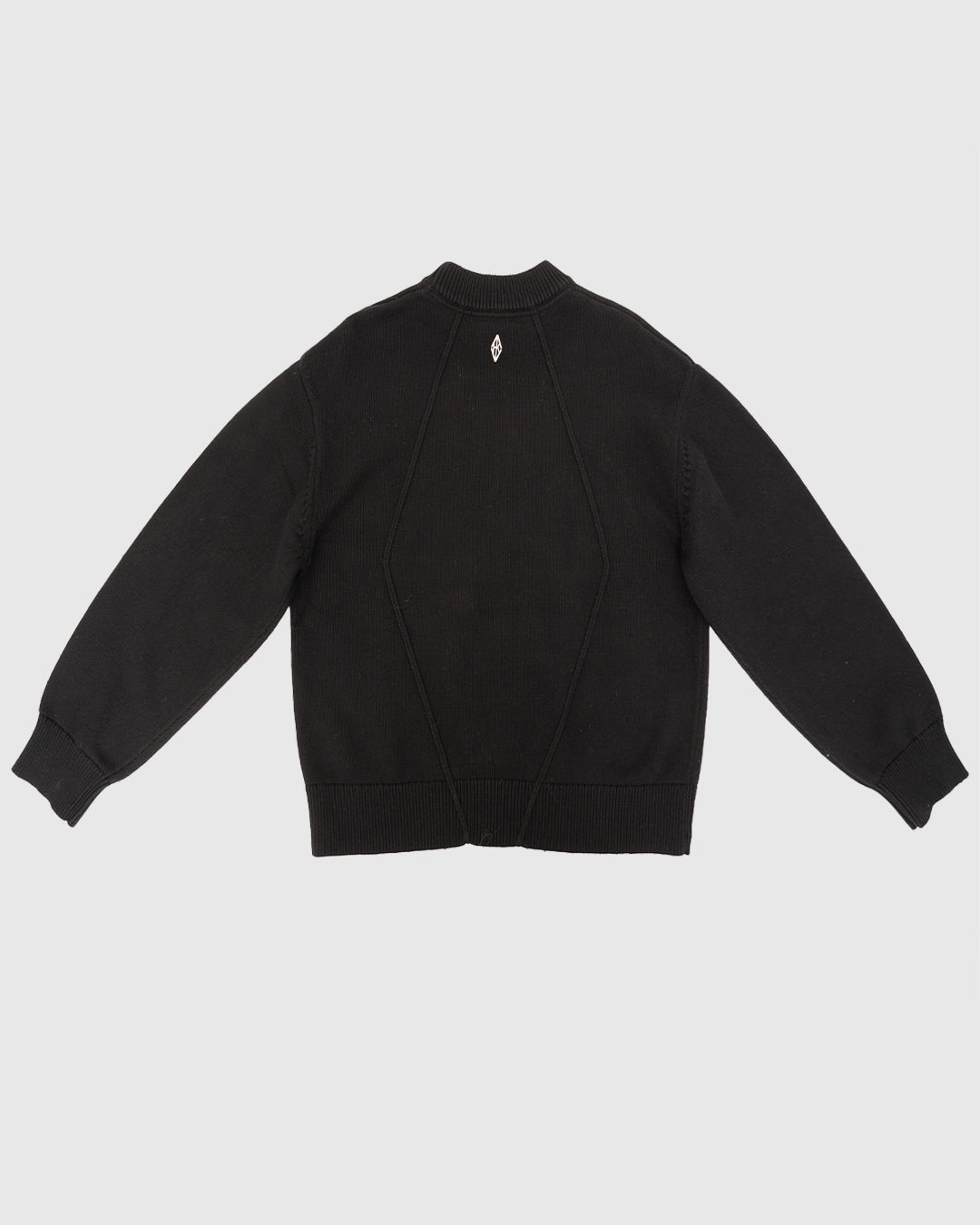 Diamond Knit Sweater Black