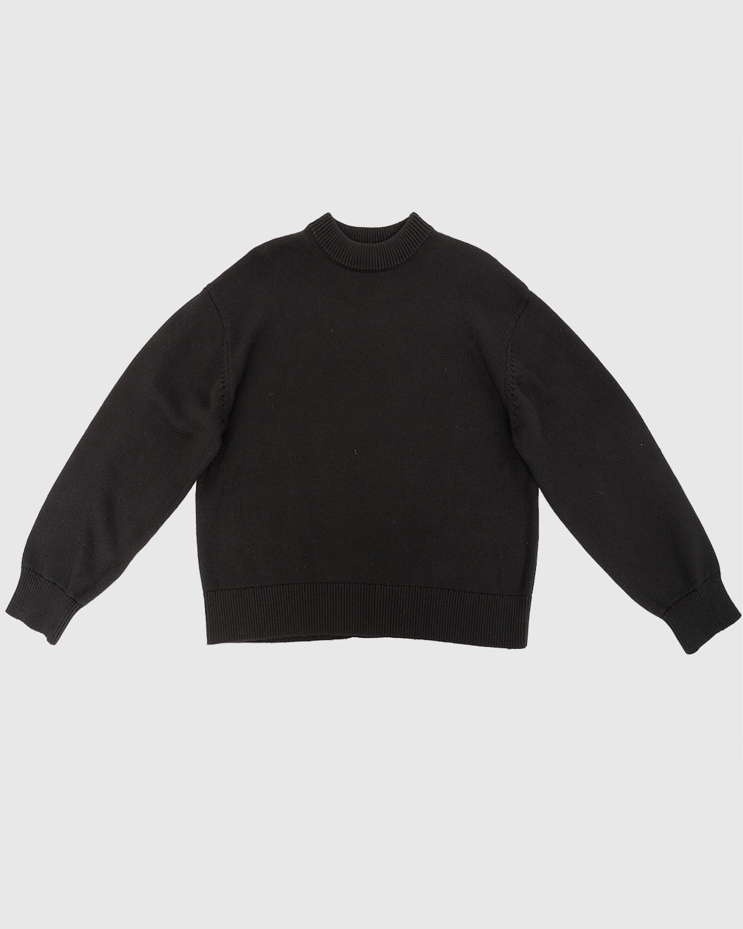 Diamond Knit Sweater Black
